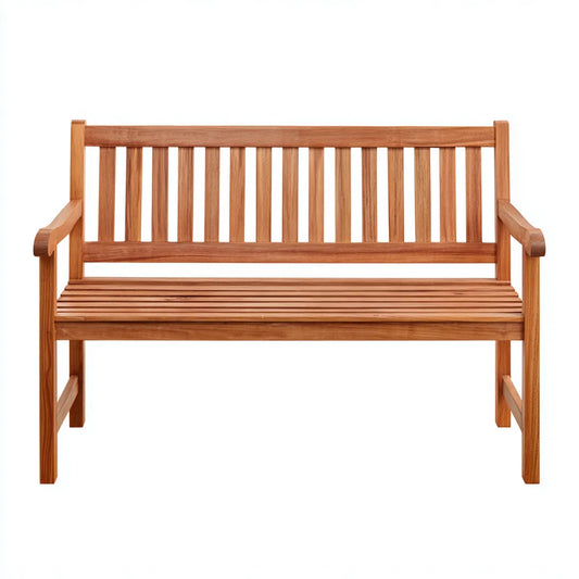 Ławka ogrodowa 2-osobowa Brązowy 120 x 60 x 89 cm